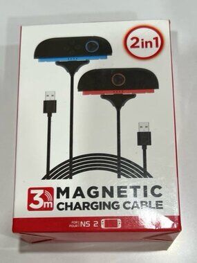 Magnetic Charging Cable designed for Nintendo Switch 2 Joy-Con controllers.
